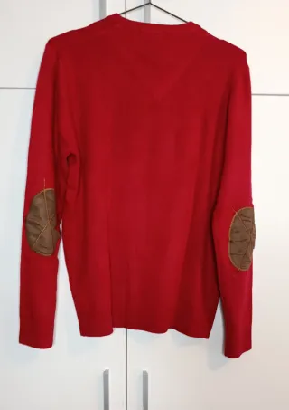 Jersey Tommy Hilfiger Rojo con Parches