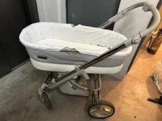 Carrito Bebecar ip-op(gris y blanco)