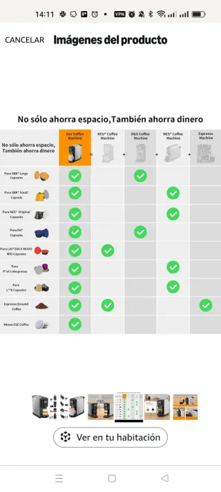 Cafetera Kotlie 19bar compatible con todo