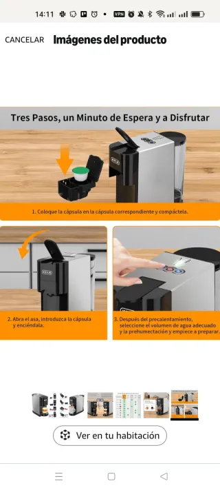 Cafetera Kotlie 19bar compatible con todo