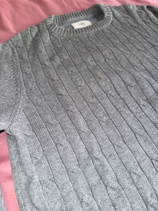 Jersey Easy Wear Gris Talla 2/S - Knitting Pattern