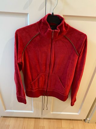 Chándal terciopelo rojo Women'secret