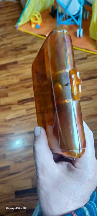 Portagioie, trousse antico in bachelite con specch