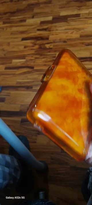 Portagioie, trousse antico in bachelite con specch