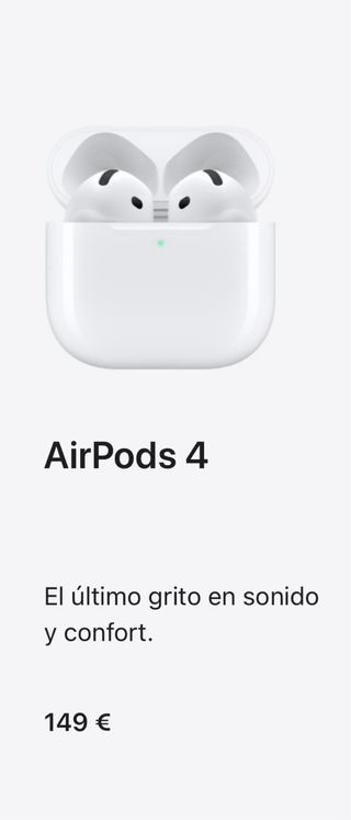 AirPods 4 Apple auténticos NUEVO Y PRECINTADO!