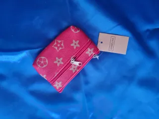 Carterita Angelina rosa con estampado