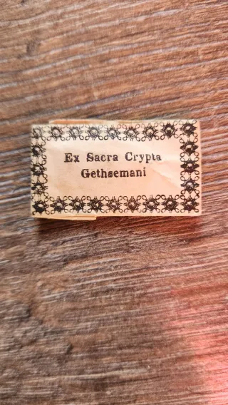 Relicario Ex Sacra Crypta Gethsemani