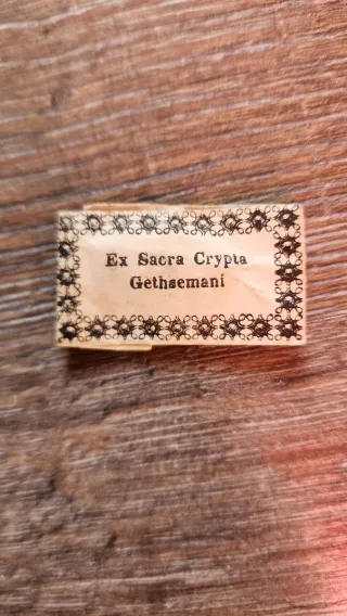 Relicario Ex Sacra Crypta Gethsemani