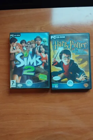 Juegos PC Los Sims 2 y Harry Potter