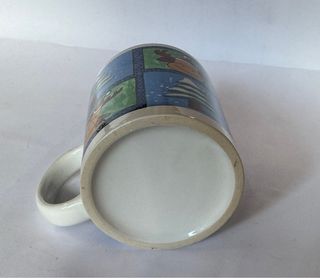 Tazza Natale Renna Alberi Blu