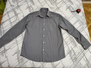 Camisa gris caballero XL