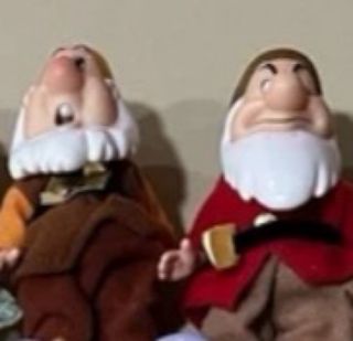 Lote de figuras de los 7 enanitos