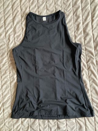 Camiseta Adidas Negra Tirantes Mujer