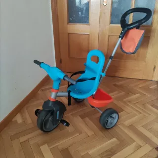 Triciclo Bebe Azul y Naranja
