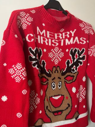 Maglione natalizio con renna