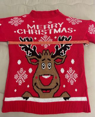 Maglione natalizio con renna