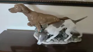 Figura Lladró Perros de Muestra