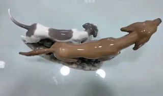 Figura Lladró Perros de Muestra