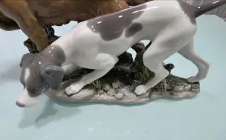 Figura Lladró Perros de Muestra