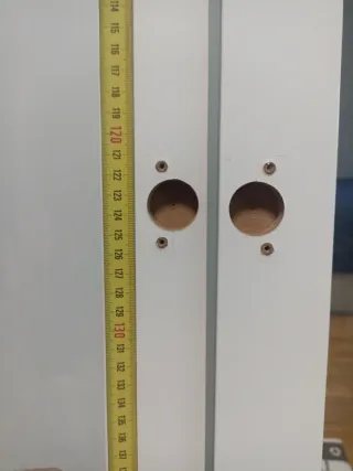 2x Puertas Cristal Billy Ikea Estantería librería