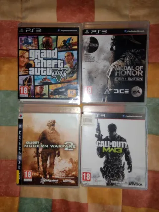 4 Juegos PS3