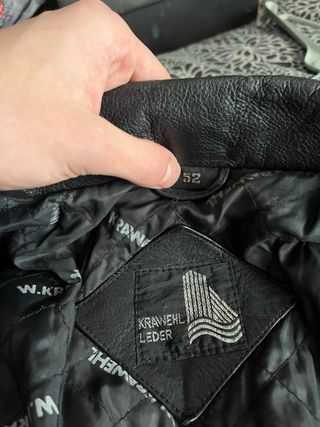 Chaqueta Cuero Krawehl Leder Nueva