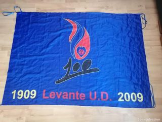 Bandera Levante U.D. Centenario 1909-2009