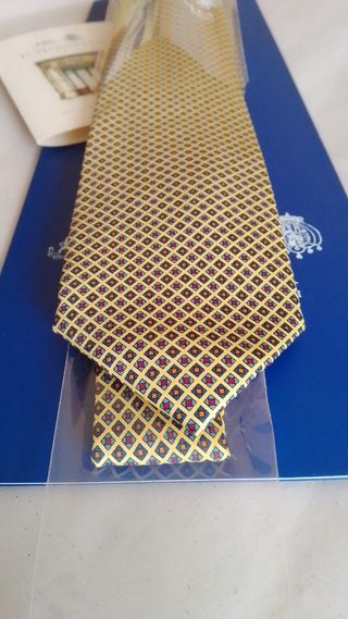 Cravatta E.Marinella Giallo/Viola