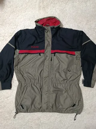 Giacca Columbia uomo nero grigio rosso