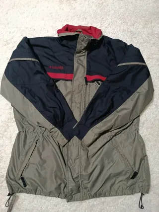 Giacca Columbia uomo nero grigio rosso