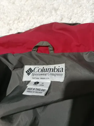 Giacca Columbia uomo nero grigio rosso