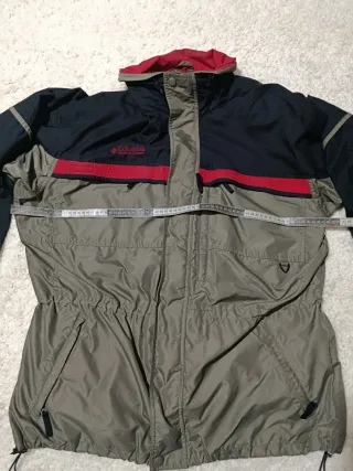 Giacca Columbia uomo nero grigio rosso