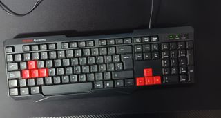 Teclado Mars Gaming MACP0 Negro/Rojo