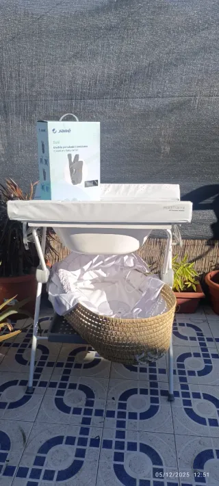 Pack Bebé: Moisés + Cambiador/Bañera + Portabebé