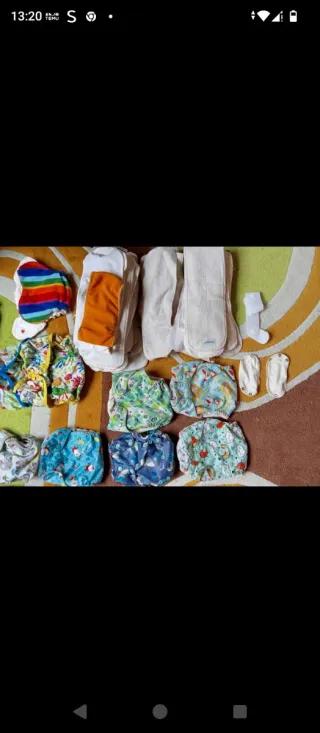 Lote 25 Fraldas Reutilizáveis Várias Marcas