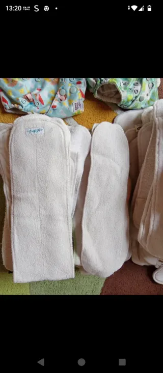 Lote 25 Fraldas Reutilizáveis Várias Marcas