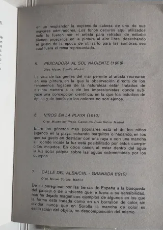 Dosier Diapositivas Joaquín Sorolla