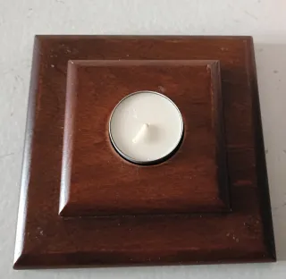 Portacandele in legno