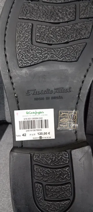 Zapatos Oxford Emidio Tucci Burdeos T42