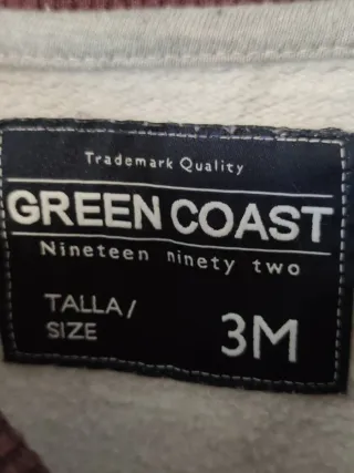 Sudadera chico GREEN COAST Talla M