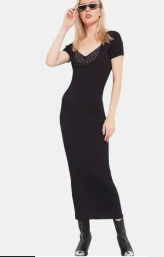 Vestido Denny Rose Preto Tamanho S