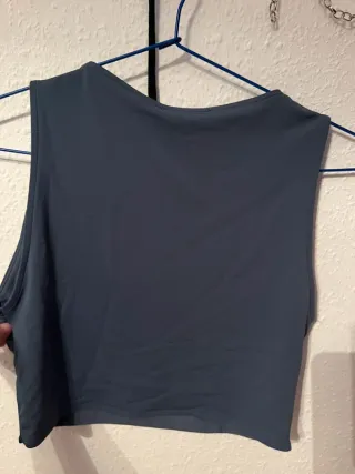 Top tirantes Zara azul talla L