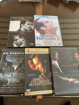 Lote 5 Películas DVD Clásicas