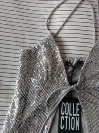 Top lentejuelas S Pull&Bear