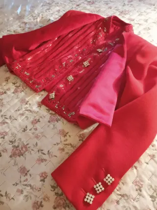 Tailleur sartoriale Odicini donna rosso