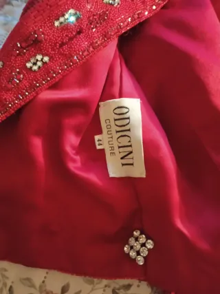 Tailleur sartoriale Odicini donna rosso