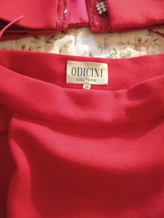 Tailleur sartoriale Odicini donna rosso
