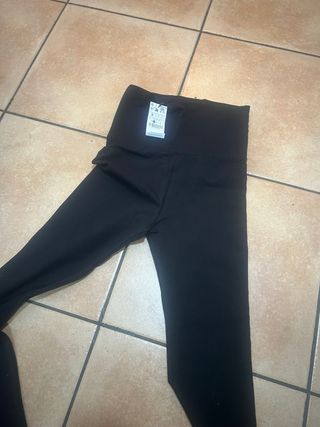 Mallas campana Stradivarius negras Talla S