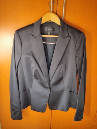 Blazer Negro Mango