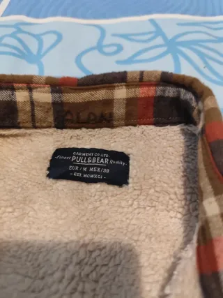 Chaqueta cuadros forrada